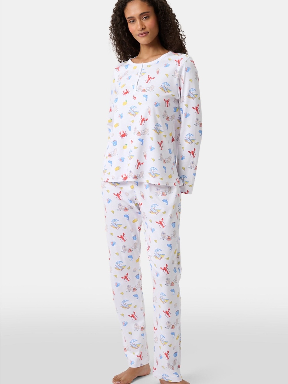 Roller Rabbit Catch of the Day Pajama Set